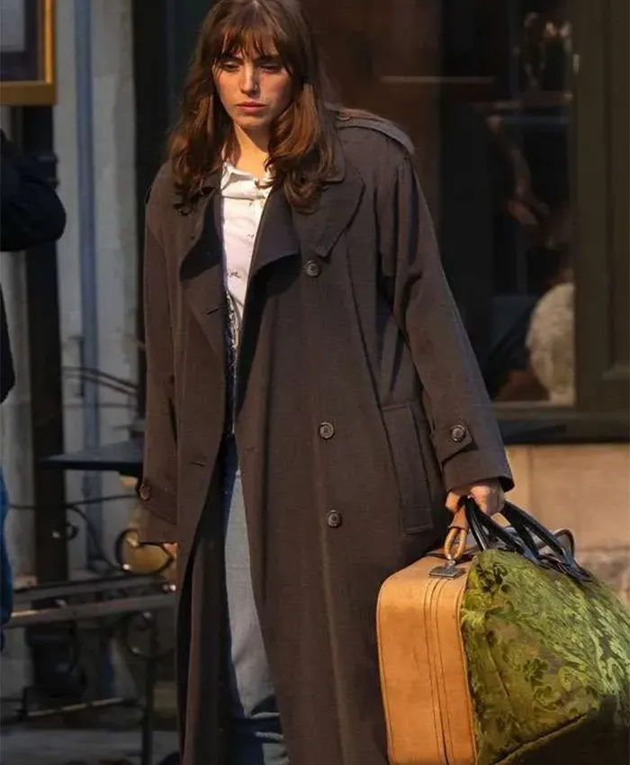 Rivals S02 Taggie O Hara Grey Wool Coat
