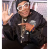 Roommates Show Block Party Championship 2026 Spike Lee Knicks Black Bomber Jacket Front