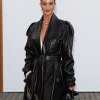 Rosie Huntington-Whiteley London Fashion Week 2026 Black Leather Trench Coat