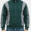 Ruaridh Mollica TV Series VisionQuest 2026 Tommy Maximoff Green Track Jacket Front