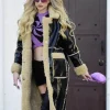 Selling Sunset Christine Quinn Shearling Coat
