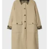 Serena Byrne TV Series War 2026 Phoebe Fox Beige Cotton Coat