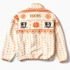 Shop Cozy Holiday Ducks Sherpa Off-White Festive Pattern Jacket