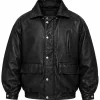 Shop FAT JOE Set Of Keys Music Video Black Leather Jacket On Sale