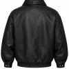 Shop FAT JOE Set Of Keys Music Video Black Leather Jacket On Sale Back