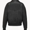 Shop K-Pop Martin Cortis Saint Laurent Bubbled Leather Jacket Back