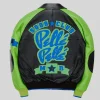 Shop Now Patta x Carhartt WIP OG Active Wool & Leather Varsity Jacket Green and Black