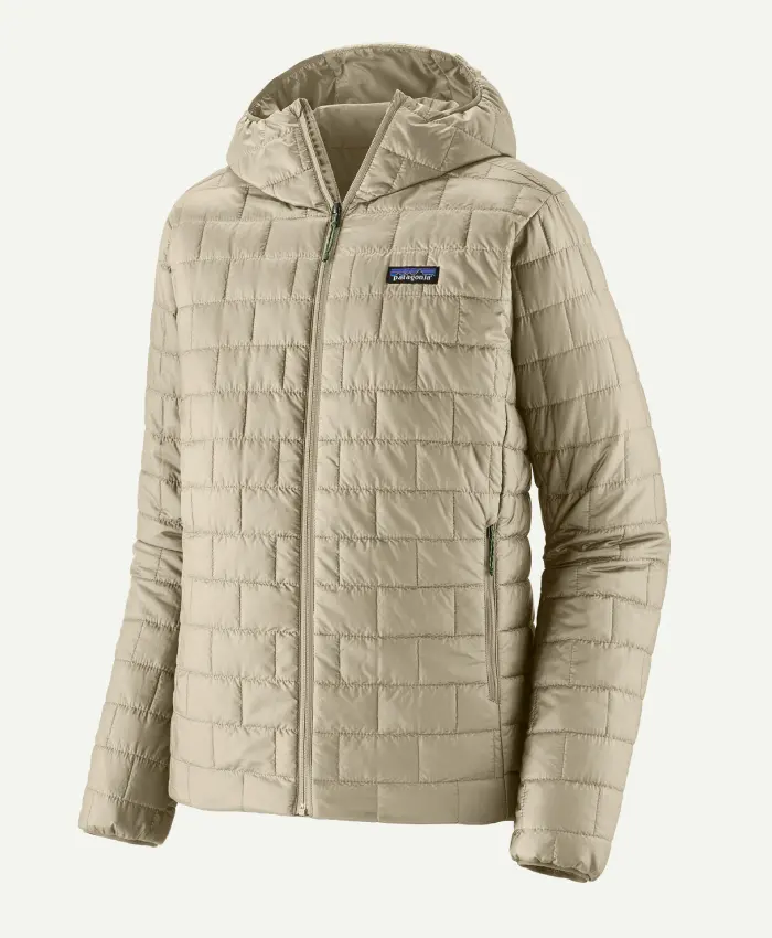 Shop Patagonia Men’s Nano Puff Hoody at Discounted Price Beige