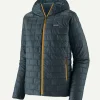 Shop Patagonia Men’s Nano Puff Hoody at Discounted Price Dark Green