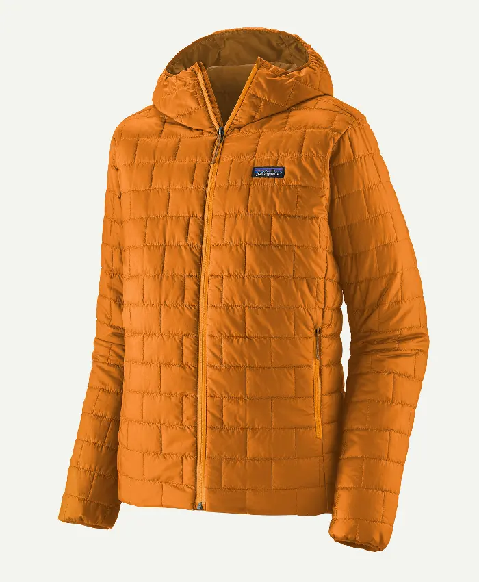 Shop Patagonia Men’s Nano Puff Hoody at Discounted Price Orange