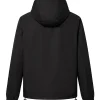 Shop Prada Re-Nylon Blouson Black Hooded Jacket On Sale