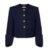 Sienna Miller TV Series War 2026 Carla Duval Blue Wool Jacket