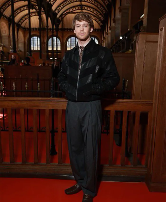 Spring Summer Paris Fashion Week 2027 Joe Alwyn Black Jacket