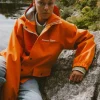 Stüssy x Denim Tears Orange Hooded Jacket