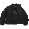 Supreme Vanson Letters Cordura Black Cotton Jacket On Sale