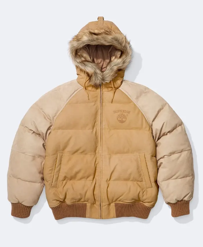 Supreme x Timberland Fur Hooded Puffer Jacket