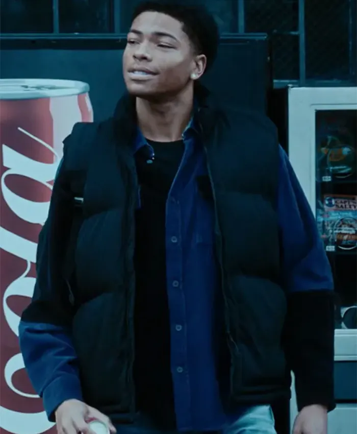 Taivion Leandré TV Series Route 187 2026 Devon Coleman Black Puffer Vest