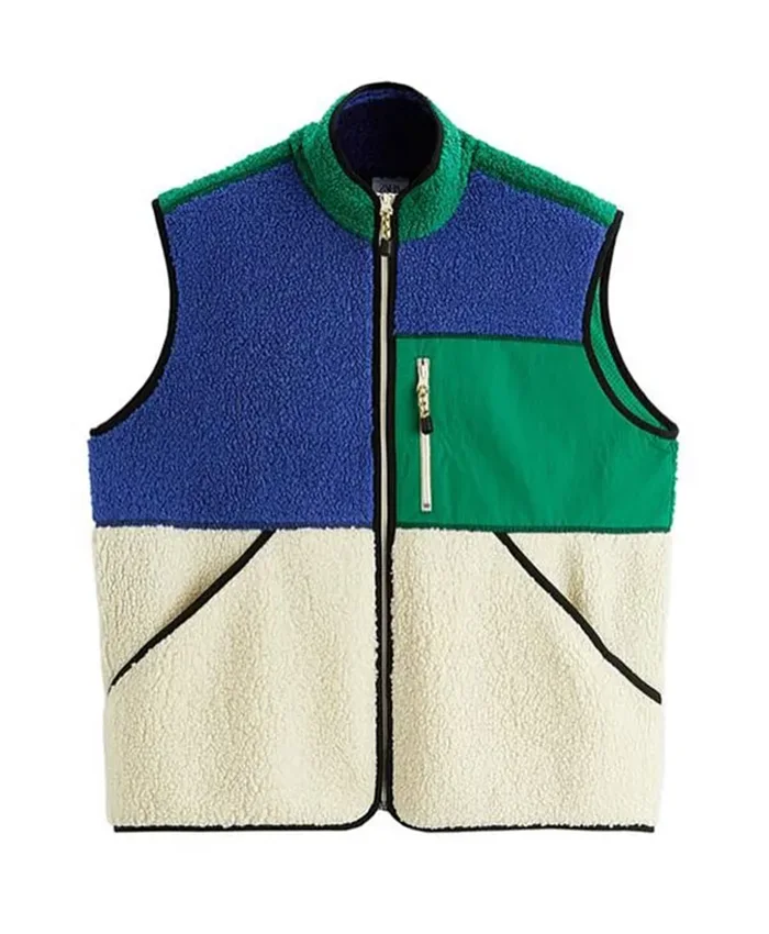 Taivion Leandré TV Series Route 187 2026 Devon Coleman Multicolor Shearling Vest