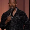 Take Care of Yourself Jamie Foxx Studded Denim Trucker Jacket On Sale