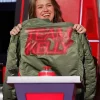 Team Kelly Clarkson The Voice S30 Olive Green Bomber Jacket