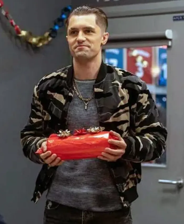 Ted Lasso S03 Jamie Tartt Camo Jacket