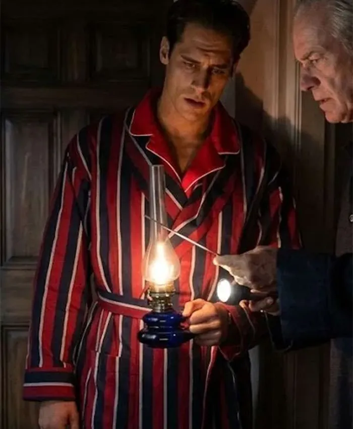 The Final Problem Martiño Rivas Striped Robe