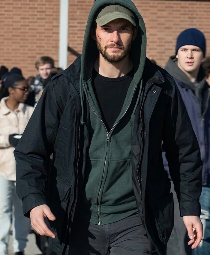 The Institute S02 Tim Jamieson Black Cotton Jacket