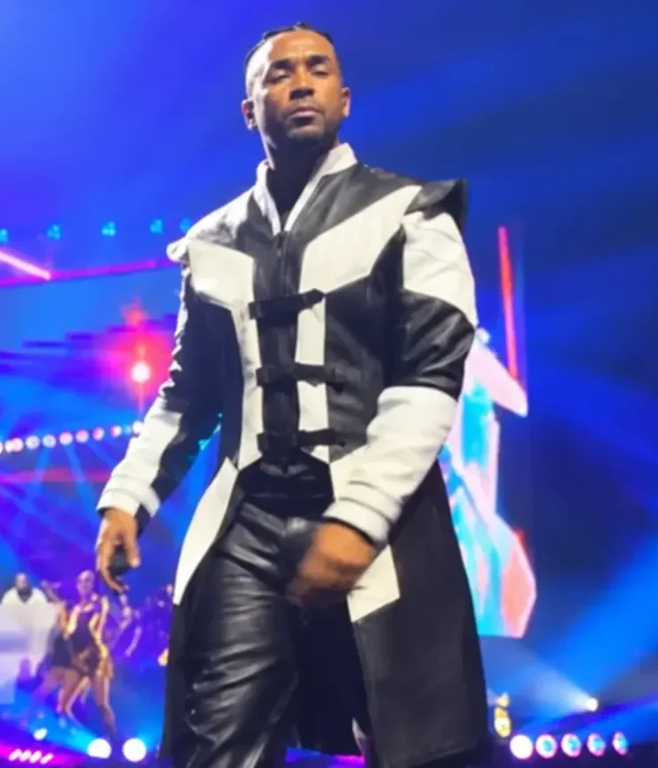 The Last King World Tour Don Omar Black and White Coat