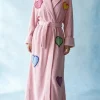 The Nanny Fran Drescher Hearts Pink Robe