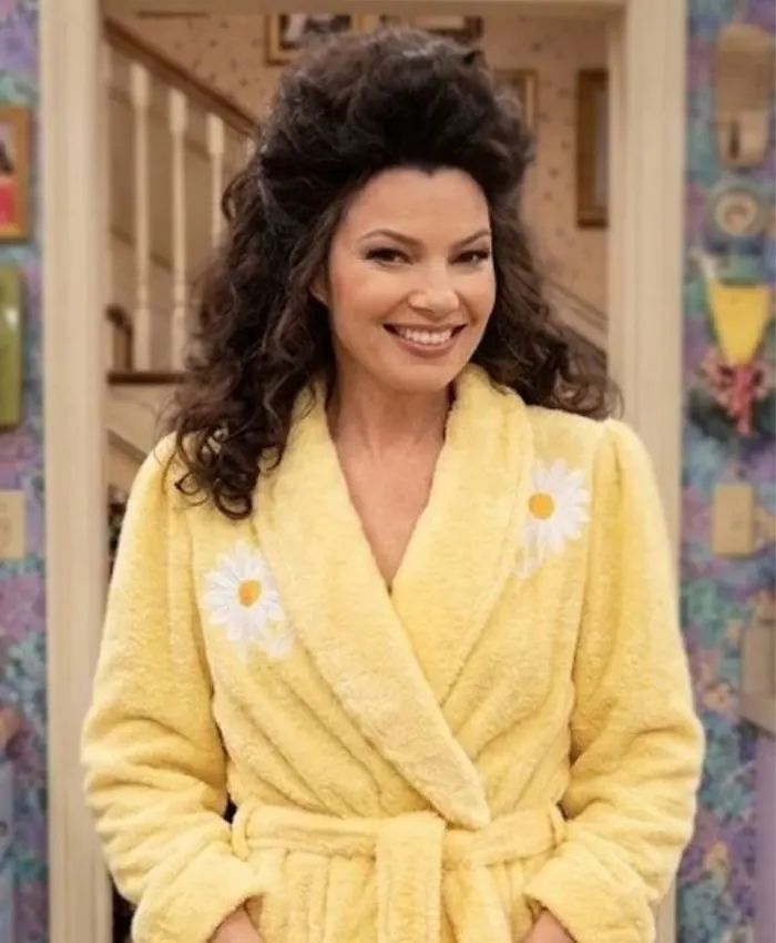The-Nanny-Fran-Drescher-Yellow-Daisies-Robe
