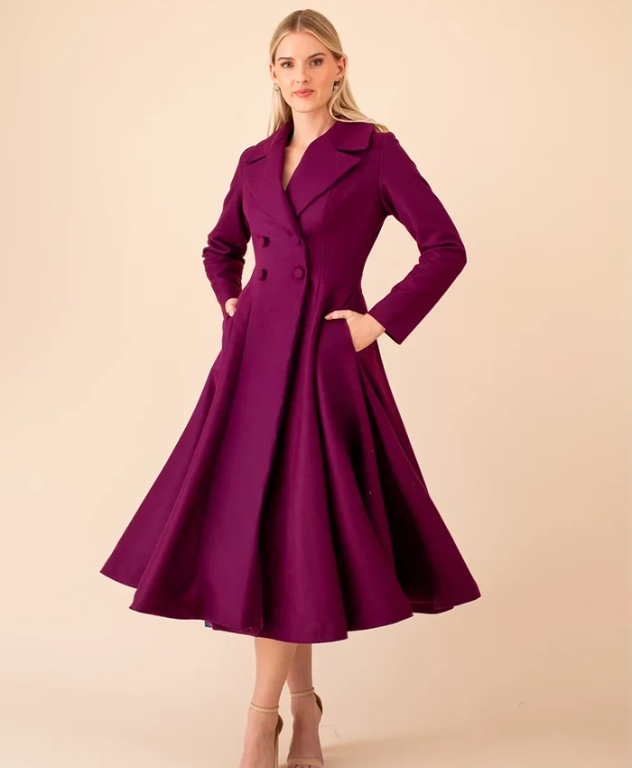 The Odyssey Sewing Pattern Purple Coat