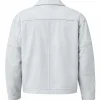 The Shards Terry Schaffer Biker Leather Jacket Back