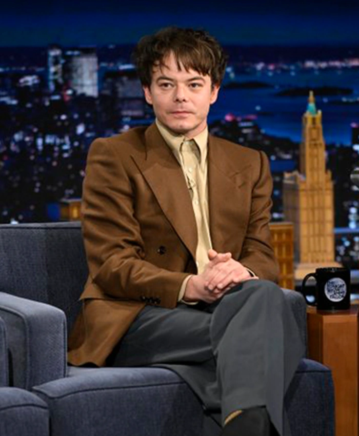 The Tonight Show Charlie Heaton Brown Blazer
