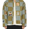 Timothy Simons TV Series Nobody Wants This S03 Olive Patchwork Jacket Front