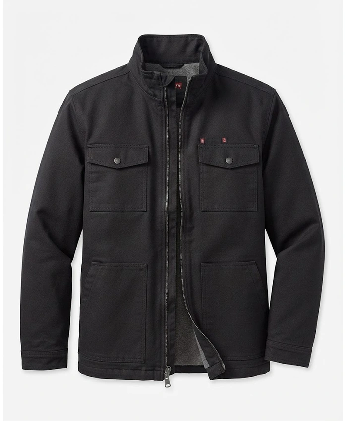 Tom Weaver TV Series Marshals 2026 Chris Mulkey Black Cotton Jacket