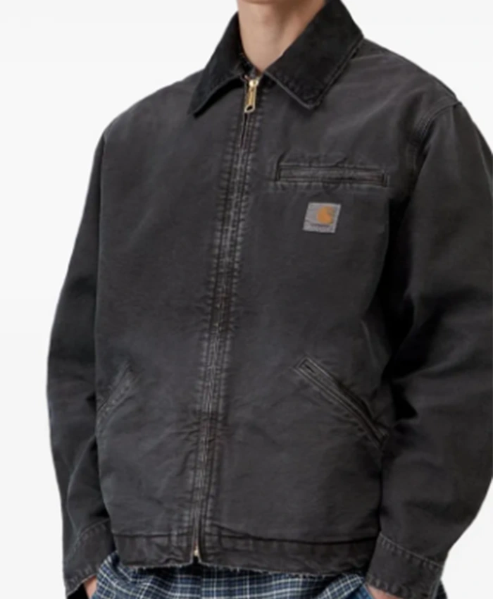 Tommy O'Brien TV Series Line of Fire 2026 Micah Hollingsworth Black Cotton Jacket