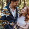 Tyler Hynes Movie I’ll Be Seeing You 2026 Mark Appleyard Aztec Print Cardigan Front