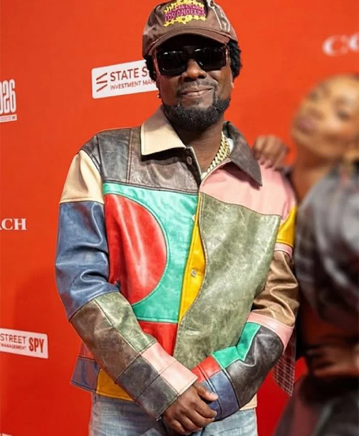 WNBA Draft 2026 Wale Patchwork Leather Jacket