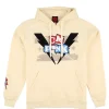WWE Friday Night SmackDown 2026 CM Punk Lightning Fists Beige Hoodie Front