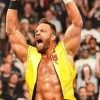 WWE Money In The Bank 2026 LA Knight Studded Yellow Leather Vest