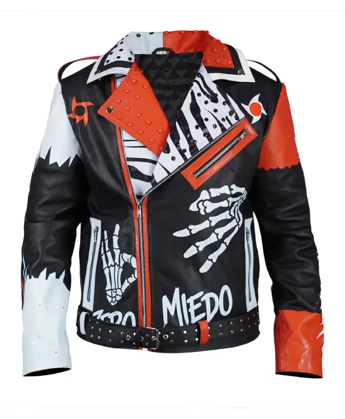 SmackDown 2026 Penta Motorcycle Leather Jacket Design