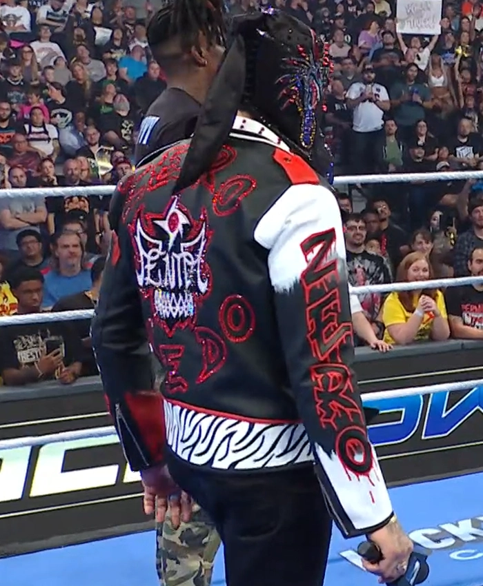 WWE SmackDown 2026 Penta Biker Leather Jacket Back