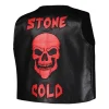 WWE Steve Austin Don’t Trust Anyone Stone Cold Leather Vest On Sale