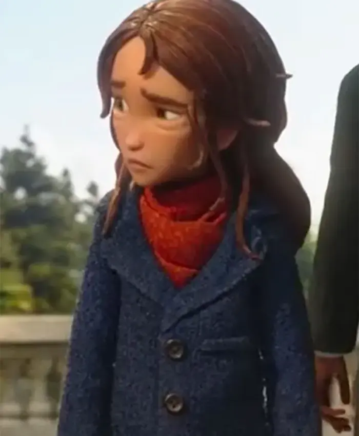 Wildwood Peyton Elizabeth Lee Blue Wool Coat
