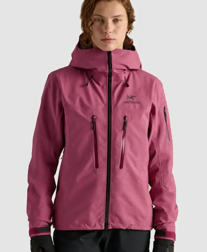 Women’s Arc’teryx 2026 Pink Alpha SV Full-Zip Hooded Jacket