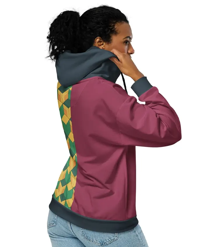 Womens Demon Slayer Giyu Jacket With Hood