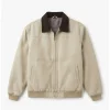 Yankee Stadium 2026 Yankees vs Red Sox Stephen Kalyn Beige Cotton Jacket