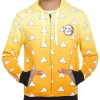 Zenitsu Demon Slayer Hoodie Full Zip Up